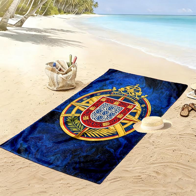 Royal Heraldry Celtic Artistry beach towel beach Beach towel for vacation photos swim seaside quick-drying swim towel Outdoor picnic beach mat beach