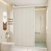 LIEI Foldable Waterproof Shower Curtain