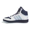 adidas Hoops 3.0 Mid Удобные Универсальные Амортизирующие Прочные Высокие Кеды для Скейтбординга Детские Кроссовки Белый Синий Зеленый IF7737