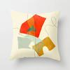 Декоративная наволочка для подушки Home Чехлы для подушек 45*45 nordic 40*40 40x40см 50x50см Morandi shape геометрический абстрактный детский бархат