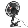 Автомобильный вентилятор охлаждения с прикуривателем Портативный Сверхпрочный Черный Металлический Вентилятор для Прицепов Грузовиков Автодомов Лодок Автобусов Внедорожников DC24V