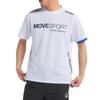 Move Sports Descente Short Sleeve Crew Neck Stretch Training WH00 Men's T-Shirt (E-Commerce Exclusive), Moisture-Wicking, Quick-Drying, Shirt,