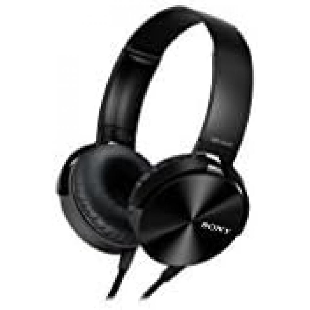 Sony Наушники Sony Mdr XB450 герметичные складные черные Mdr XB450 B черные