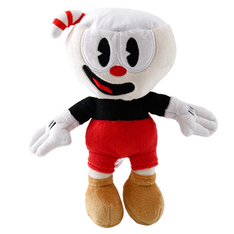 23-30Cm Adventure Game Cuphead Plush Toy Mugman The Devil Legendary Chalice Plush Dolls Toys For Children Gifts