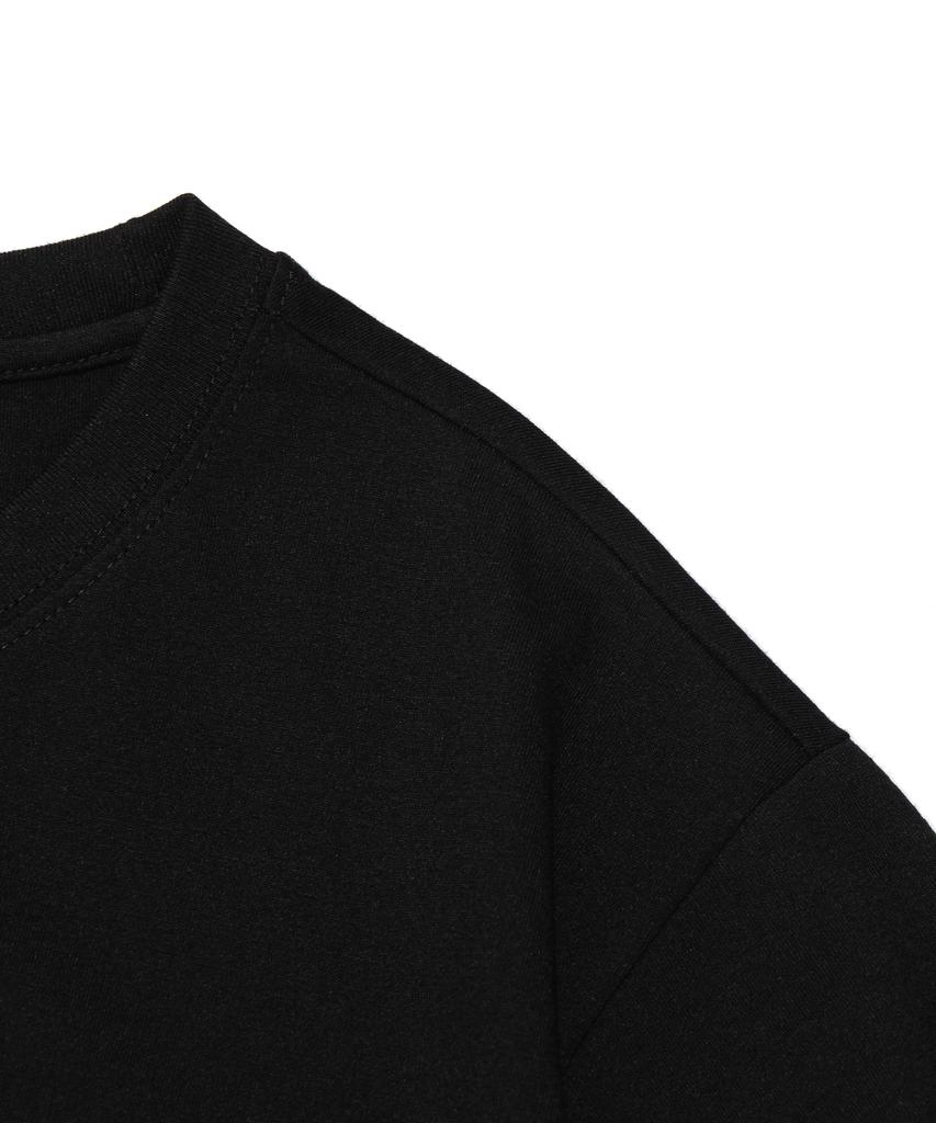 613SEOUL Crack Six Point Logo Short Sleeve T-Shirt (Black/Camo)