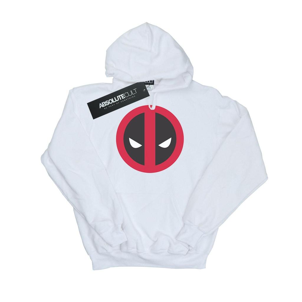 Marvel Womens/Ladies Deadpool Large Clean Logo Hoodie