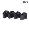 4/8PCS Ladder Non Slip Feet Attic Ladder Leg Protector Trapezoid Pads Furniture Foot Rubber Pads For Accessories Replacement Kit