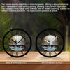 25cm Circular Wall Clock in Wrought Iron with Classic Roman Numeral Dial