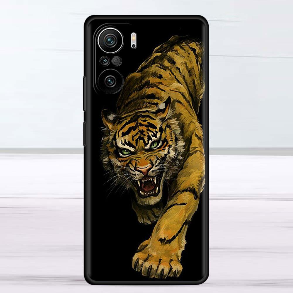 Чехол для Xiaomi Redmi Note 11 9S 10 9 8 7 9A 9C 9i K40 8T 10C 9T K50 силиконовый чехол для телефона Лев Волк