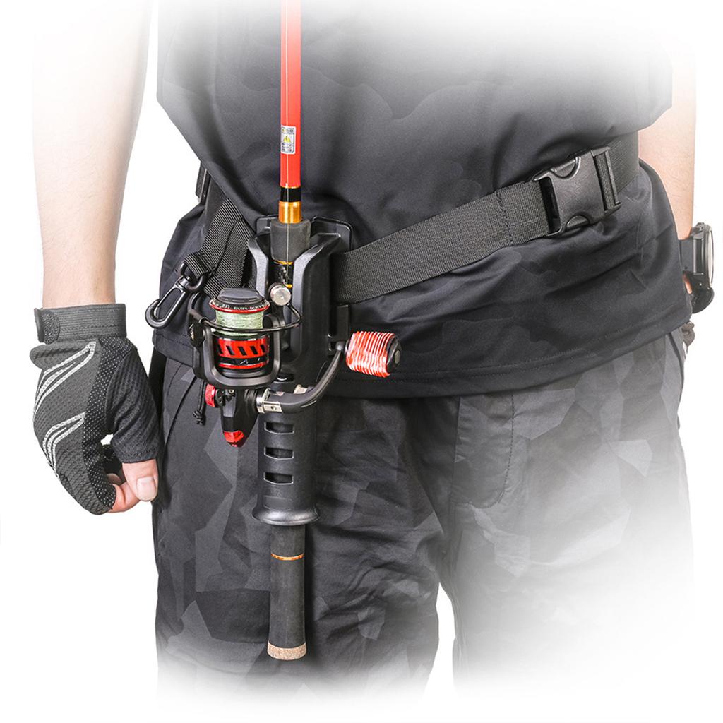 Fishing Waist Rod Holder Belt Outdoor Fishing Rod Pole Holder for Spinning and Casting Rods