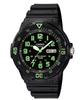 СТАНДАРТНЫЕ кварцевые часы Black x Lime Green Overseas Model [Casio] MRW-200H-3BV мужские [Товар]