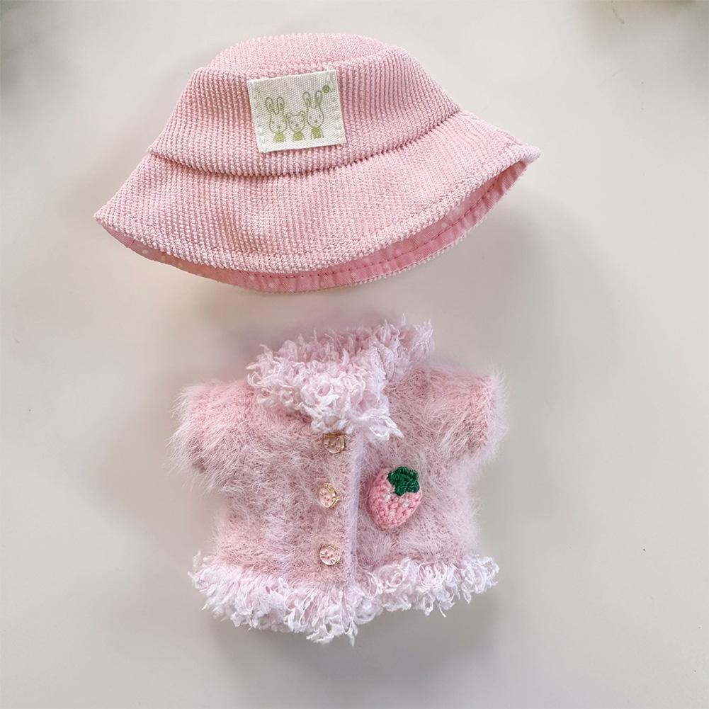 Для 17 см Кукольная одежда Лабубу Модная одежда Толстовки Кукольная одежда Цветовые толстовки Кукольные аксессуары Милые украшения Маленькая одежда