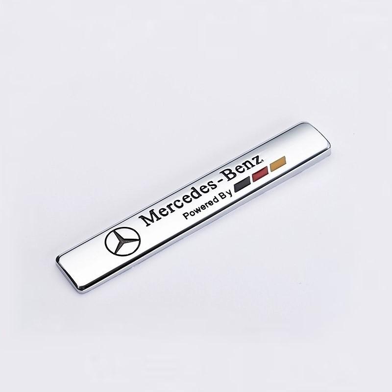 Premium 3D Metal Car Fender Trunk Badge Sticker Car Styling Decal For Mercedes Benz C200 C260 C300 CLA W211 W203 W204 W210 W124