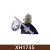 Medieval Castle Soldier Figures Building Blocks Military Roman Teutonic Hospital Knight Templar Warrior Infantry Bricks Toy Gift