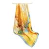 Vintage Oil Painting 70 Square Scarf Satin New Trend Silk Scarf Bohemian Four Seasons Women's Scarf Air Conditioner Shawl
