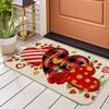 Love Valentine's Day Doormat Pink and Red Heart-shaped Welcome Doormat Living Room Carpet Living Room Entrance Porch Rug
