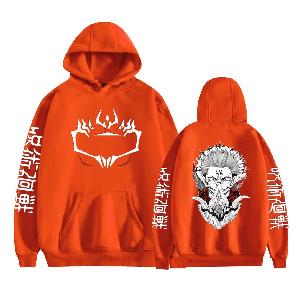 Funny Jujutsu Kaisen Long Sleeve Casual Hoodies Cool Anime Ryomen Sukuna Printed Men Women Fashion Harajuku Sweatshirt Clothes Sudaderas