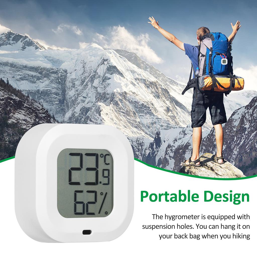 Цифровой термометр-гигрометр для iOS/Android, интеллектуальный датчик температуры влажности с сигнализацией и