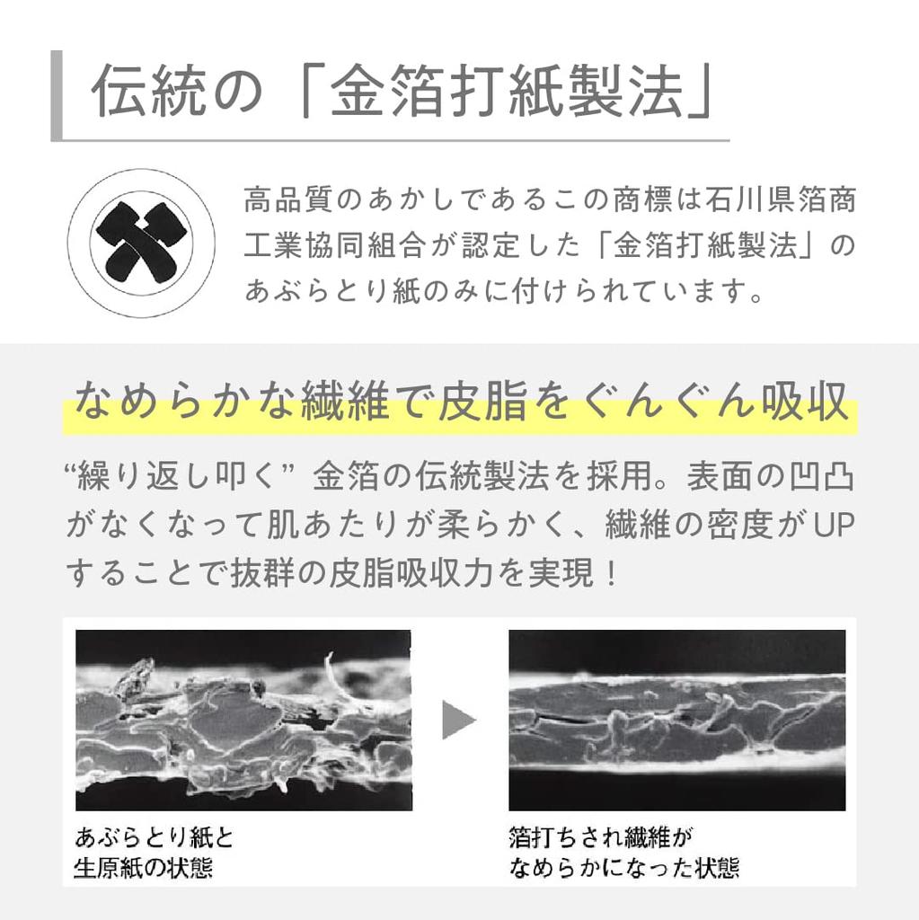 ORBIS Oil Blotting Paper Large 5-Pack (30 Sheets Each) Cream Box