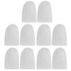10 Pairs SEBS Big Toe Protector Breathable Blister Pain Relief Reusable Toe Cover SeparaterWhite