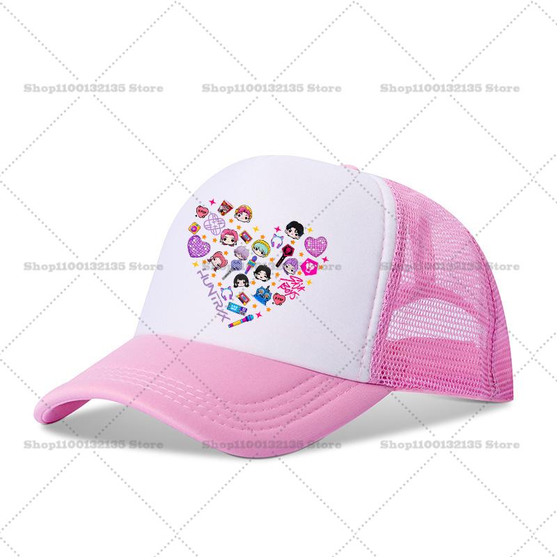 KPoP Demon Hunter Summer Baseball Cap Cartoon Anime Print Hat Boy Girl Breathable Kid Hat HipHop NetCap Kawaii Kids Toy Gift
