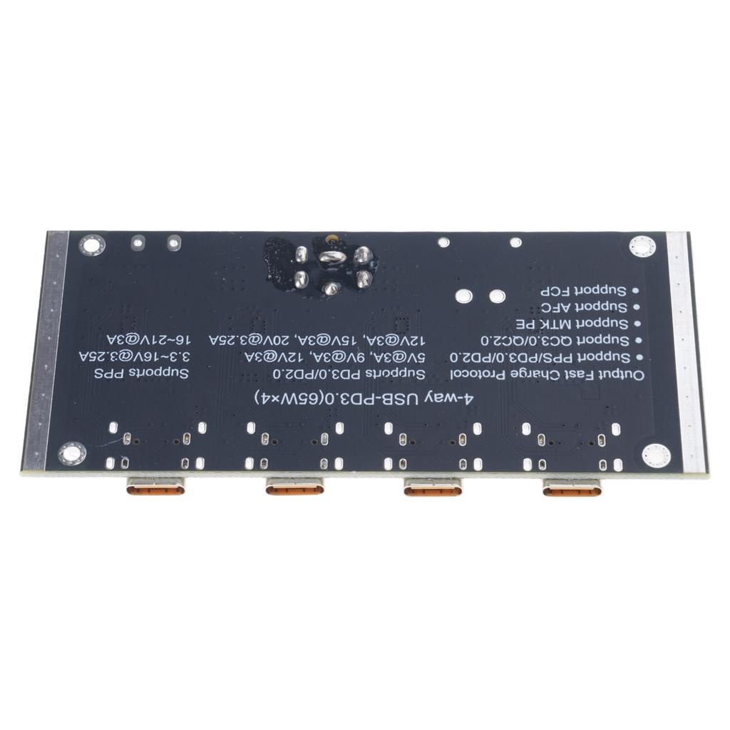 4 Way Output PD65W Fast Charging Module Type C Interfaces Support PD3.0/2.0 Fast Charging Board for Phone Laptop