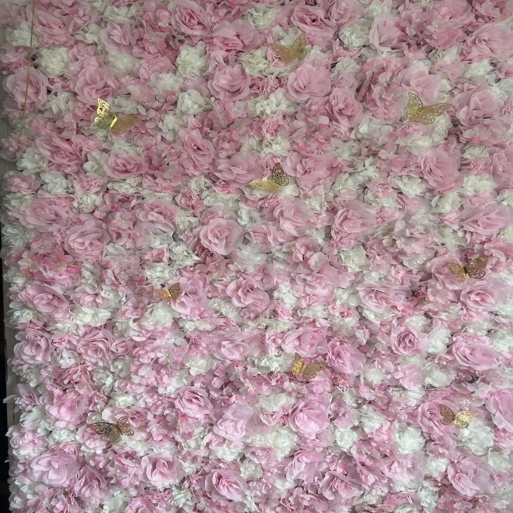 60x40 см Искусственные Цветочные Панели для Стен Ручная Работа Шелковые Розы Стена Цветов Уличные
