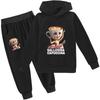 Ballerina Capuccina Italian Brainrot Funny Meme Kids Clothes Boys Hoodie+Pants 2pcs Set Oddler Girls Tracksuit Children Outfits