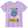 Available: StealABrainrot Kids' Summer Round-Neck Light Short Sleeve T-shirt 63301