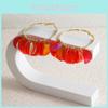 Stylish Trendy Fashionable Simple Versatile Personality Earrings For Street Photography