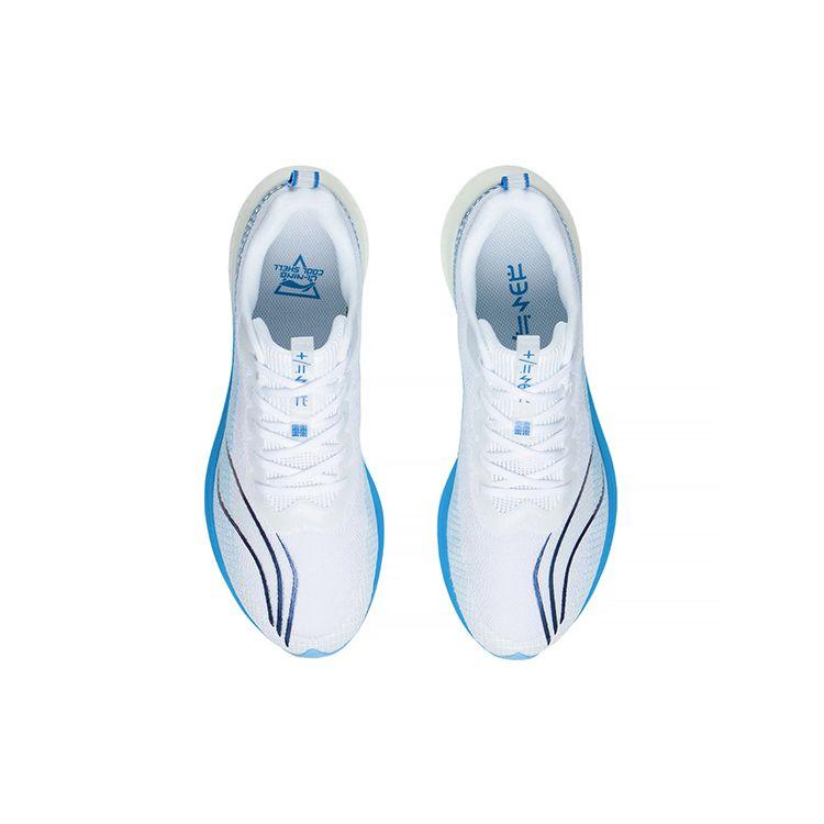 Кроссовки Li Ning Red Rabbit 5 Pro легкие, высокопрочные, противоскользящие, прочные, с низким верхом, мужские кроссовки для бега белого и синего цвета ARMS003-10