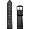 Universal Leather Strap 22mm, Black
