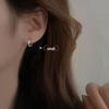 925 Sterling Silver Diamond-Studded Hoop & Stud Earrings for Women - 2022 Trend Design Ear Cuffs
