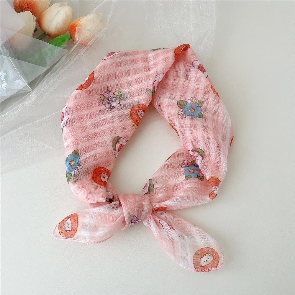 Маленький квадратный шарф из хлопка и льна, шелковый шарф, женский, весна и осень, новый стиль, художественный и универсальный, модный, темпераментный шарф-повязка на голову