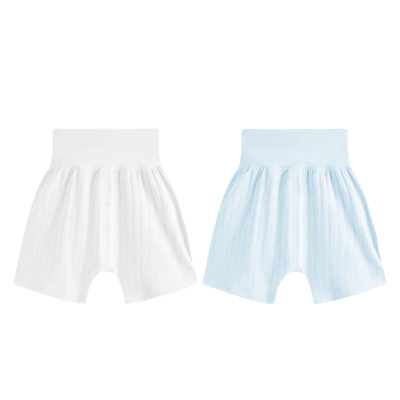 Babyprints Unisex Pure Cotton Summer Shorts 2-Pack