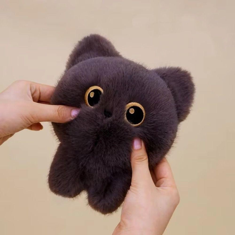 Siamese Cat Stuffed Doll Stuffed Animals Black Cat Plush Boy Girl Cat Plush Toy  Holiday Gift