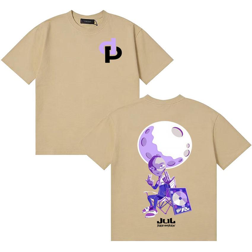 Rapper Jules Lyon France Stadium Tour Merchandise Tshirt Unisex Pure Cotton st Century Style Popular Casual Tshirt