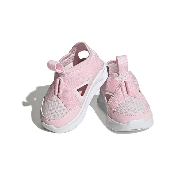 Adidas Originals 360 Sandals Elastic Band Children's Sandals Pink White Kids' FZ5617