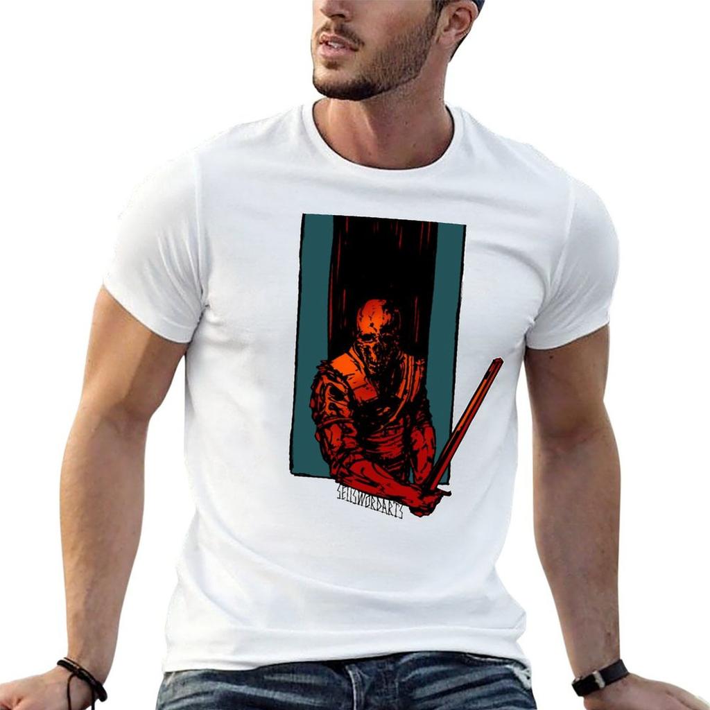 Sellsword Arts Skeleton Fighter T-Shirt Plus Size Summer Casual T-Shirt