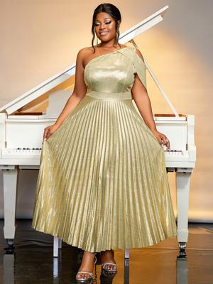 Бальные платья с золотой позолотой, нерегулярные плиссированные вечерние коктейльные наряды без рукавов с высокой талией, бронзовые наряды