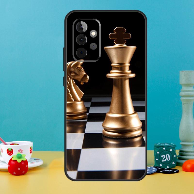 Чехол для шахмат для Samsung Galaxy A15 A16 A05 A26 A36 A56 A52 A53 A33 A13 A34 A54 A14 A35 A55 A22 A32