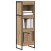 Bookshelf 40 x 30 x 121 cm Engineered Wood Craft Oak