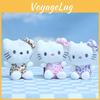 Kawaii Whimsical Kt Cat Plush Keychain Adorable Soft Toy Bag Accessory 12cm Tall