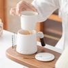Ceramic Cup Tea Separation Cup Drinking Water Mug with Filter Office Cup Hand-held Gift Cup  Gift Cup
