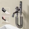 Grey Copper Toilet Hand Held Bidet Faucet Sprayer Bidet Set Sprayer Gun Toilet Spray For Bathroom Self Cleaning Shower Head