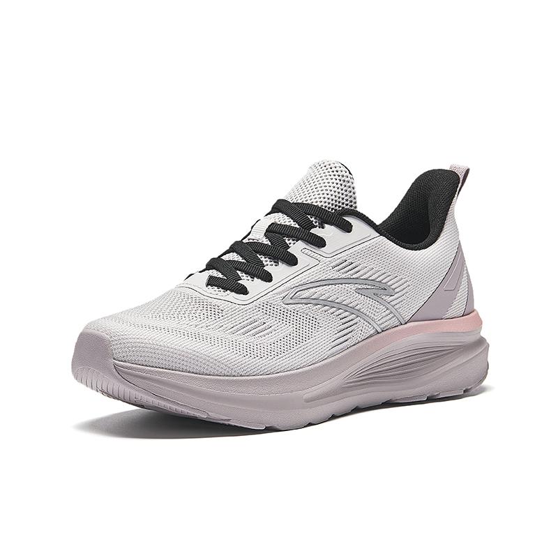 Anta Коллекция для бега Нескользящие Износостойкие Низкие Повседневные Беговые Кроссовки Женские Серые Фиолетовые Кроссовки 122435505R-5