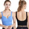 Women's Invisible 3D Seamless Deep V Big U-back Yoga Sports Tank Top One Piece High-strength Shockproof Anti-sagging Underwear