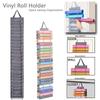 Органайзер для хранения поделок Держатель для рулонов винила Стойка для хранения винила Подвесной шкаф