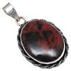 Pendant Mahogany Obsidian Gemstone Handmade Silver Jewelry 2"