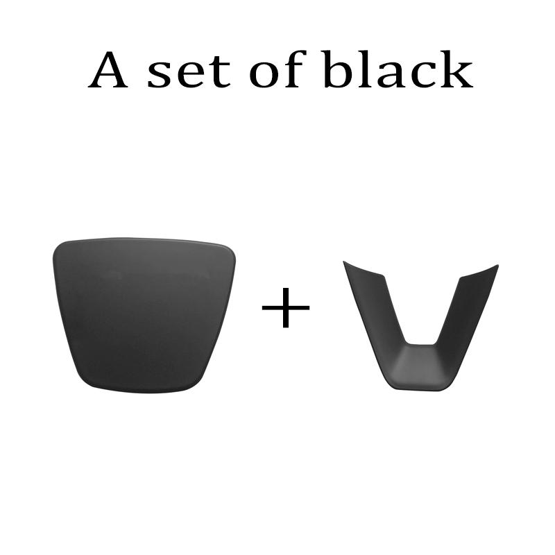 Suitable For Tesla Model Y Updated Steering Wheel Decoration Protection Stickers Interior Supplies Modification Accessories